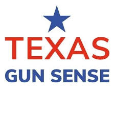 Logo for the Texas Gun Sense organization.